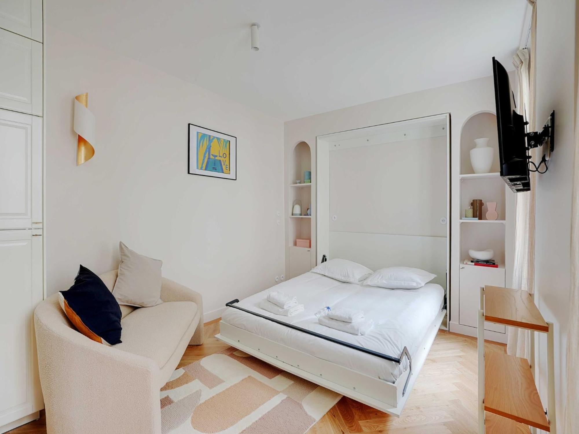 Magnificent Studio -2P- Near The Eiffel Tower باريس المظهر الخارجي الصورة